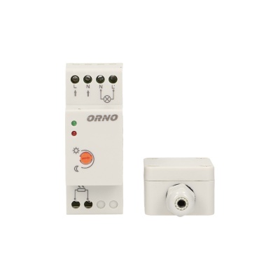 Súmrakový spínač na DIN lištu, IP20/IP65, 3000W, CR-231