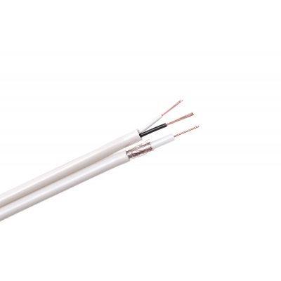Kábel koaxiálny RG-59 +2x0,5mm, (100m) Kábel koaxiálny RG-59 +2x0,5mm, (100m)