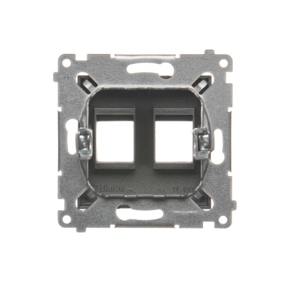 Kryt zásuvky 2x RJ45/RJ12 Simon 54 premium antracit Kryt zásuvky 2x RJ45/RJ12 Simon 54 premium antracit