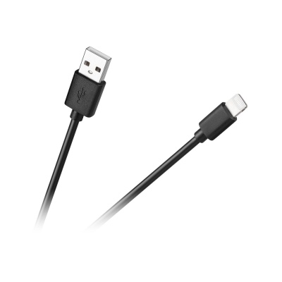 Kábel USB - Lightning Cabletech 1m čierny Kábel USB - Lightning Cabletech 1m čierny