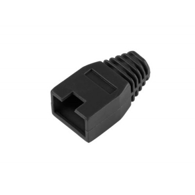 Kryt na konektor 8P8C (RJ45)čierny(100ks) Kryt na konektor 8P8C (RJ45)čierny(100ks)