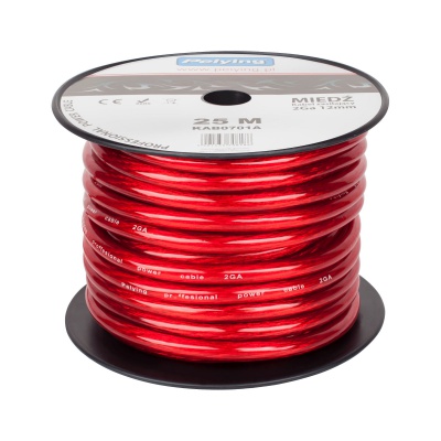 Kábel napájací auto 12mm (25m) CU Kábel napájací auto 12mm (25m) CU