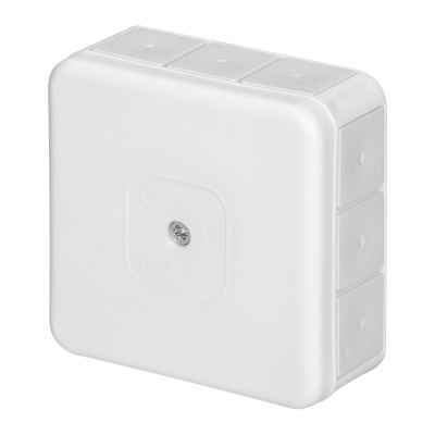 Rozvodná krabica PRO 12P 85x85x37mm biela IP55 Rozvodná krabica PRO 12P 85x85x37mm biela IP55