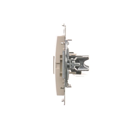 Tel. zásuvka Simon 54 premium RJ12 modul béžová Tel. zásuvka Simon 54 premium RJ12 modul béžová