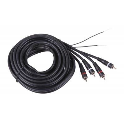 Kábel RCA 2x - RCA 2x + žila, 5m (remote) Kábel RCA 2x - RCA 2x + žila, 5m (remote)