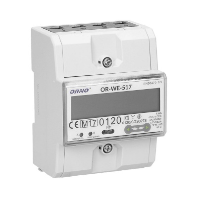 Elektromer 3-fázový LCD ORNO, PORT RS485