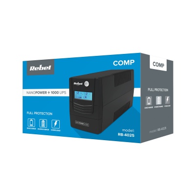 UPS 1000 VA Nanopower Plus REBEL COMP
