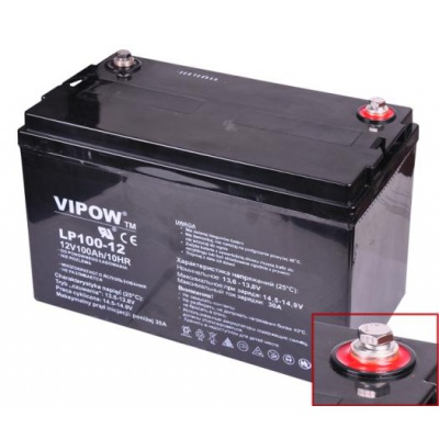Akumulátor gélový 12V - 100Ah VIPOW 31,6kg