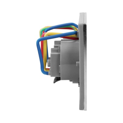 Zásuvka 2 x 230V, hermetická kovová IP55