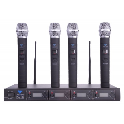 Mikrofon bezdrôtový PLL-400 UHF 4-kan