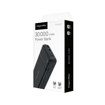 POWER BANK Kruger&Matz 30 000mAh Li-pol POWER BANK Kruger&Matz 30 000mAh Li-pol