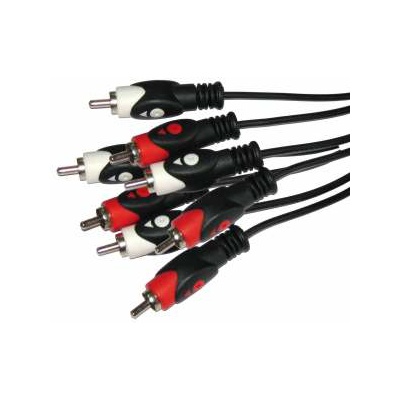 Kábel RCA 4x - RCA 4x, 1,8m HQ Kábel RCA 4x - RCA 4x, 1,8m HQ