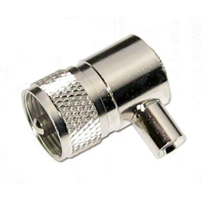 Konektor UHF zástrč. CB RG58 skrutkovací roh. Konektor UHF zástrč. CB RG58 skrutkovací roh.