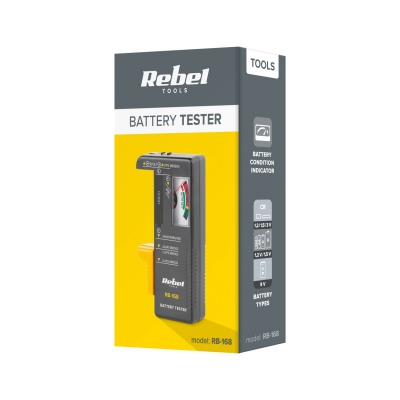Tester batérií analógový REBEL RB-168 Tester batérií analógový REBEL RB-168
