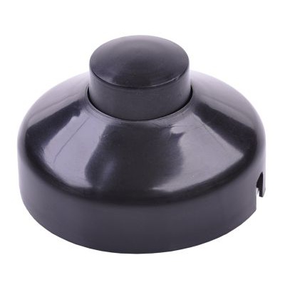 Prepínač priebežný nožný čierny 1A/250V Prepínač priebežný nožný čierny 1A/250V