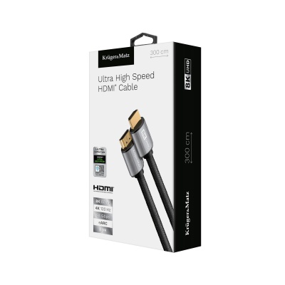 Kábel HDMI - HDMI 2.1V 8K 3m Kruger&Matz Kábel HDMI - HDMI 2.1V 8K 3m Kruger&Matz