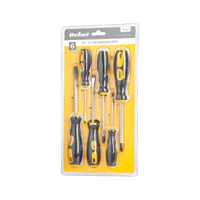 Sada skrutkovačov 6 ks, REBEL TOOLS Sada skrutkovačov 6 ks, REBEL TOOLS