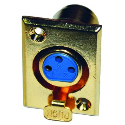 Konektor XLR (Canon) zásuv. pozl. panel Konektor XLR (Canon) zásuv. pozl. panel
