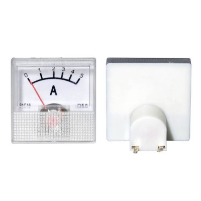 AMPÉRMETER analógový 5A mini AMPÉRMETER analógový 5A mini