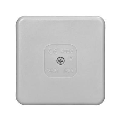 Rozvodná krabica PRO 12P 85x85x37mm šedá IP55 Rozvodná krabica PRO 12P 85x85x37mm šedá IP55