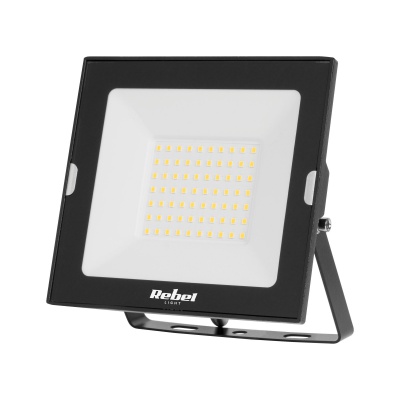 LED Reflektor 50W 4000K čierny 230V Rebel