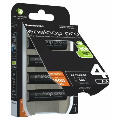 Akumulátor Ni-MH AA PANASONIC ENELOOP PRO 2500 mAh 4ks