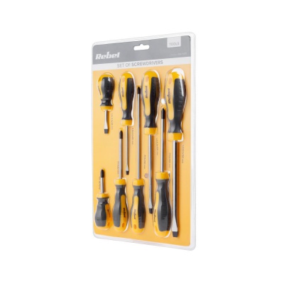 Sada skrutkovačov 8 ks, REBEL TOOLS Sada skrutkovačov 8 ks, REBEL TOOLS