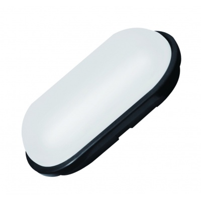 LED Svietidlo plafoniera ovál 15W 4000K čierne IP54 CABE ELWATT LED Svietidlo plafoniera ovál 15W 4000K čierne IP54 CABE ELWATT