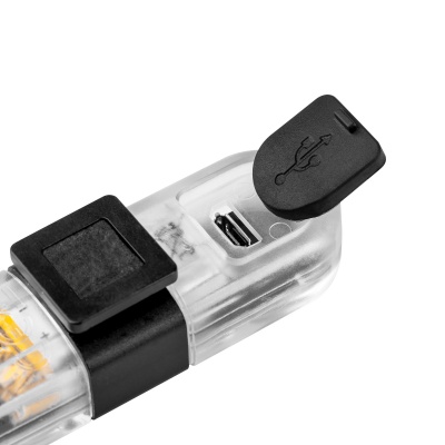 Sada svetiel na bicykel s USB káblom Rectangle REBEL Sada svetiel na bicykel s USB káblom Rectangle REBEL