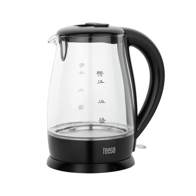 Rýchlovarná kanvica TEESA 1,7l 2200W čierna Rýchlovarná kanvica TEESA 1,7l 2200W čierna