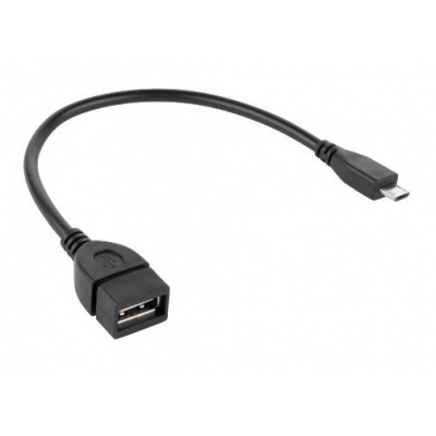 Kábel USB A (zásuvka) - micro USB,OTG 20cm Kábel USB A (zásuvka) - micro USB,OTG 20cm