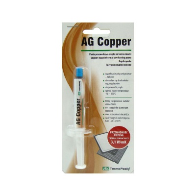 Pasta Termal Grease Cu 1,5ml AG AGT-060 Pasta Termal Grease Cu 1,5ml AG AGT-060