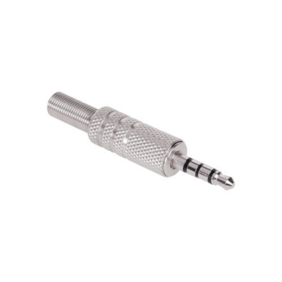 Konektor Jack 3,5mm 4-polovy kovový Konektor Jack 3,5mm 4-polovy kovový