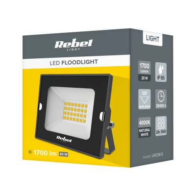 LED Reflektor 20W 4000K 230V Rebel