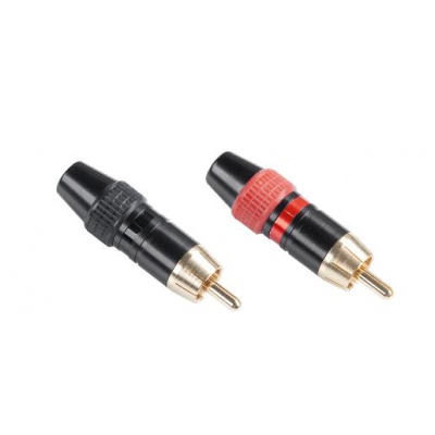 Konektor RCA zástrč. kov HQ HD-290 Konektor RCA zástrč. kov HQ HD-290