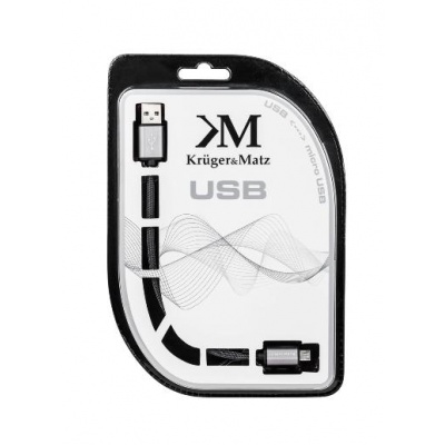 Kábel USB A - micro USB 1m Kruger&Matz Kábel USB A - micro USB 1m Kruger&Matz
