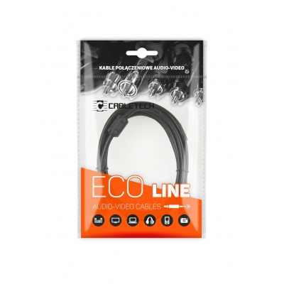 Kábel RCA 4x - RCA 4x, 3m Eco-line Kábel RCA 4x - RCA 4x, 3m Eco-line