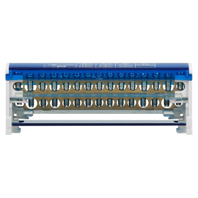 Svorkovnica na DIN lištu 2 radová 15 PIN 11x6mm + 4x16mm Svorkovnica na DIN lištu 2 radová 15 PIN 11x6mm + 4x16mm