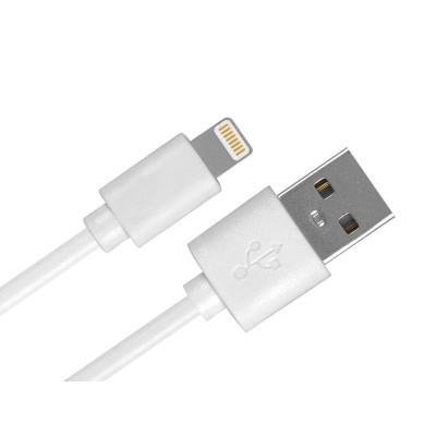 Kábel USB-Lightning iPhone biely 1m Kábel USB-Lightning iPhone biely 1m