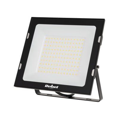 LED Reflektor 100W 4000K čierny 230V Rebel