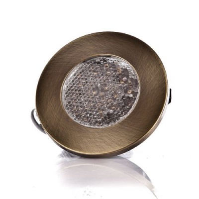 Svietidlo bodové LED ploché kruh 19LED PATYNA,230V Svietidlo bodové LED ploché kruh 19LED PATYNA,230V