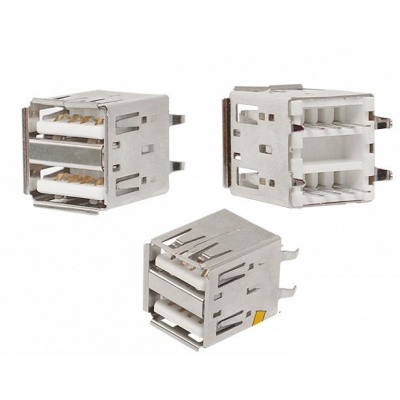 Montážna zásuvka USB dvojitá Montážna zásuvka USB dvojitá