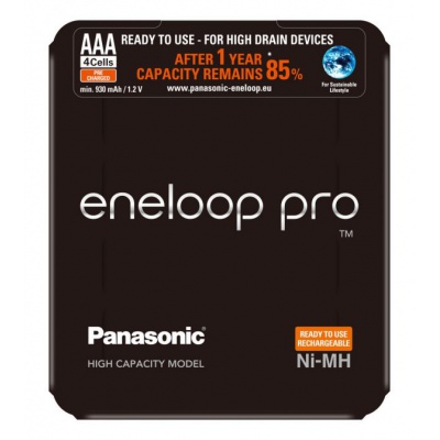 Akumulátor Ni-MH AAA PANASONIC ENELOOP PRO 930 mAh 4ks slide