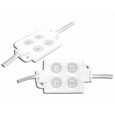 LED modul SMD 5050 x4 červený LED modul SMD 5050 x4 červený