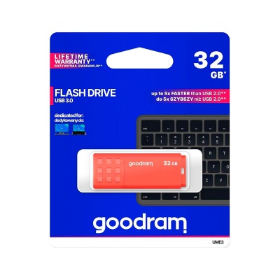 USB kľúč 32GB 3.0 Goodram oranžový USB kľúč 32GB 3.0 Goodram oranžový