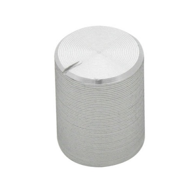 Gombík na potenciometer 6mm strieborný Gombík na potenciometer 6mm strieborný