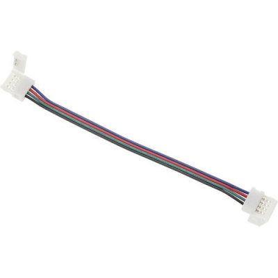 Spojka pre 10mm RGB LED pásy - káblová 4 pin Spojka pre 10mm RGB LED pásy - káblová 4 pin
