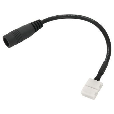 Napájací konektor 2,1/5,5 pre 8mm LED pásy Napájací konektor 2,1/5,5 pre 8mm LED pásy