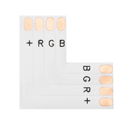 Spojka rohová pre led pásy 10mm - RGB Spojka rohová pre led pásy 10mm - RGB
