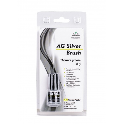 Pasta termovodivá Silver Brush 4g AG AGT-124 Pasta termovodivá Silver Brush 4g AG AGT-124